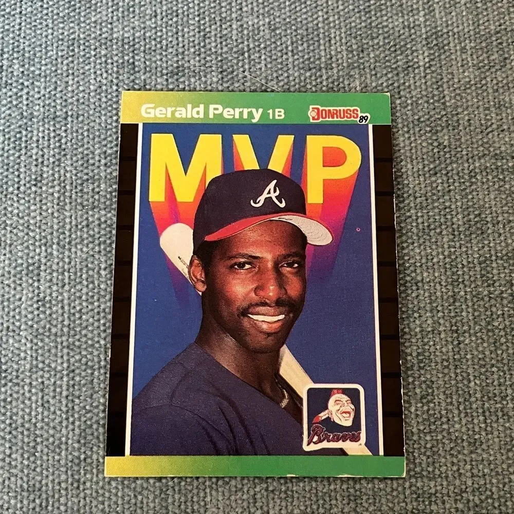 1989 Donruss Atlanta Braves MVP Baseball Card Trading Card